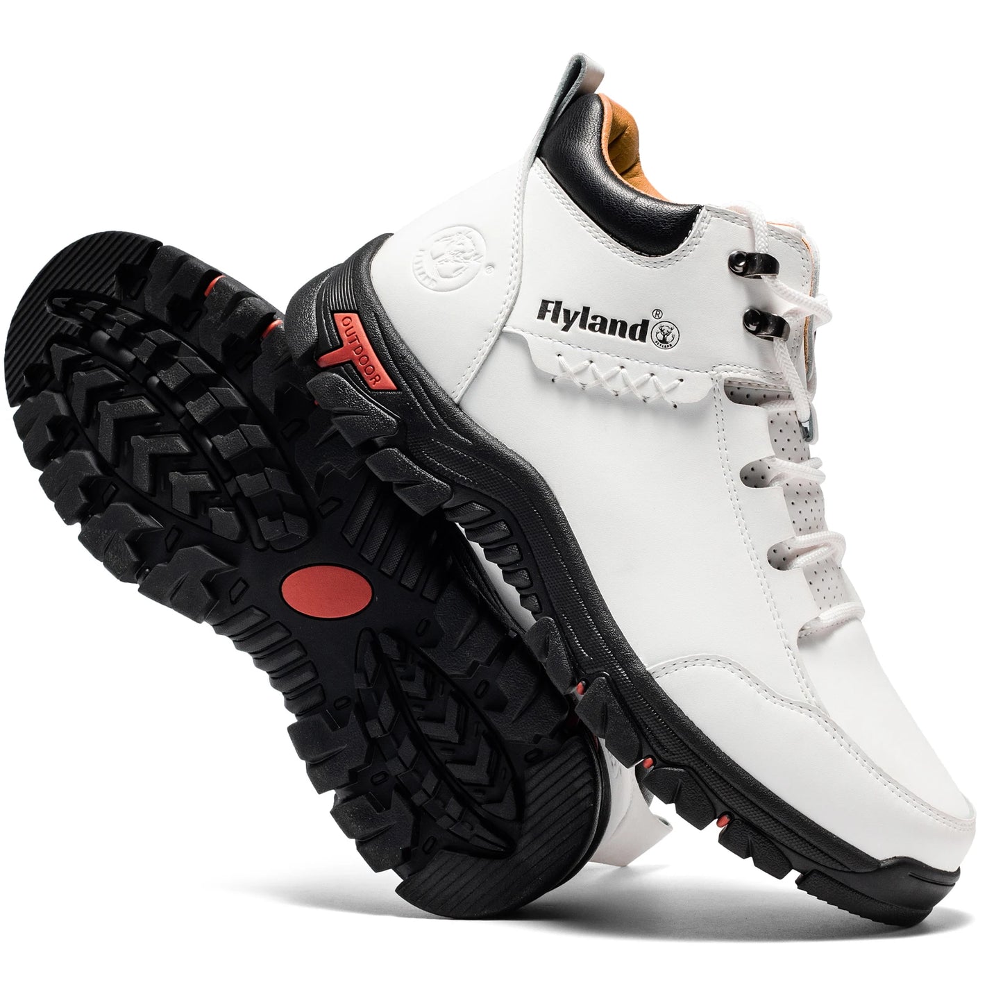 FLYLAND Fashionable  Ankle Boots Men Casual Sneakers Work Office Shoes