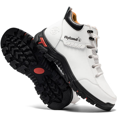 FLYLAND Fashionable  Ankle Boots Men Casual Sneakers Work Office Shoes