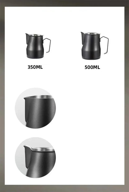 Coffee Milk Frothing Pitcher Jug Stainless Steel With Scale Espresso Steaming Pitchers Professional Milk Foam Jug Barista Craft
