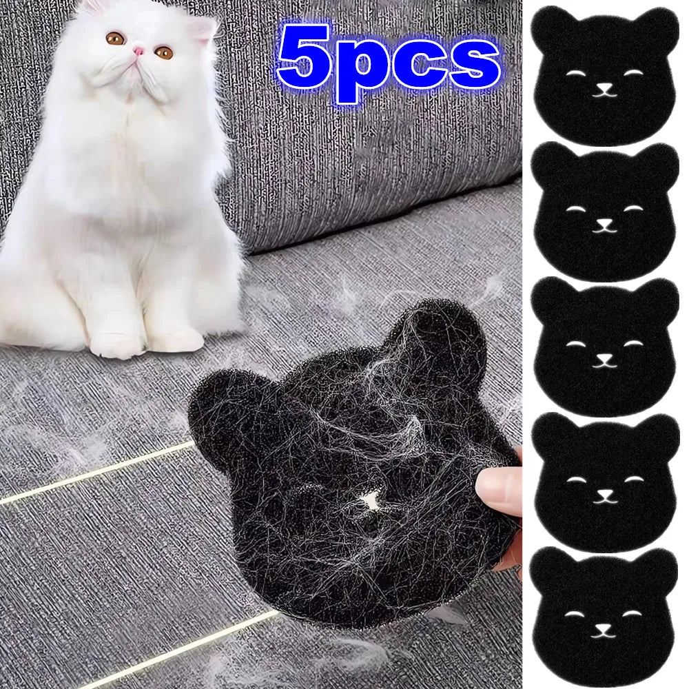 Reusable Pet Hair Remover Laundry Sponges - Effective Anti-Winding Cleaning Tools for Washing Machines 2/5/10pcs