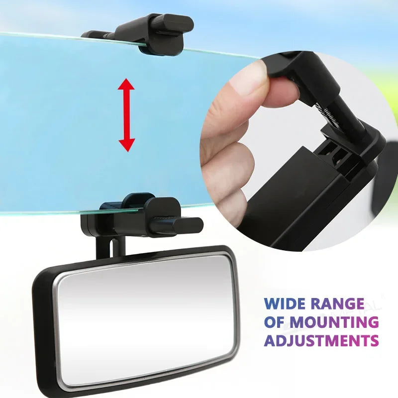 Baby Mirror Car Interior Rear View Mirror Clip Rear Facing Mirrors For Auto Safety Driving Kids Baby Monitor Angle Adjustable