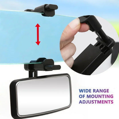 Baby Mirror Car Interior Rear View Mirror Clip Rear Facing Mirrors For Auto Safety Driving Kids Baby Monitor Angle Adjustable