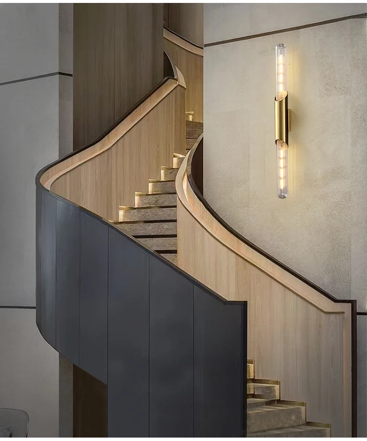 Nordic Luxury Wall Lamp E27 Bulb Is Used For Bedroom Mirror Stairs Bedside Wall Paintings Comfortable Lighting Decorative Lamps