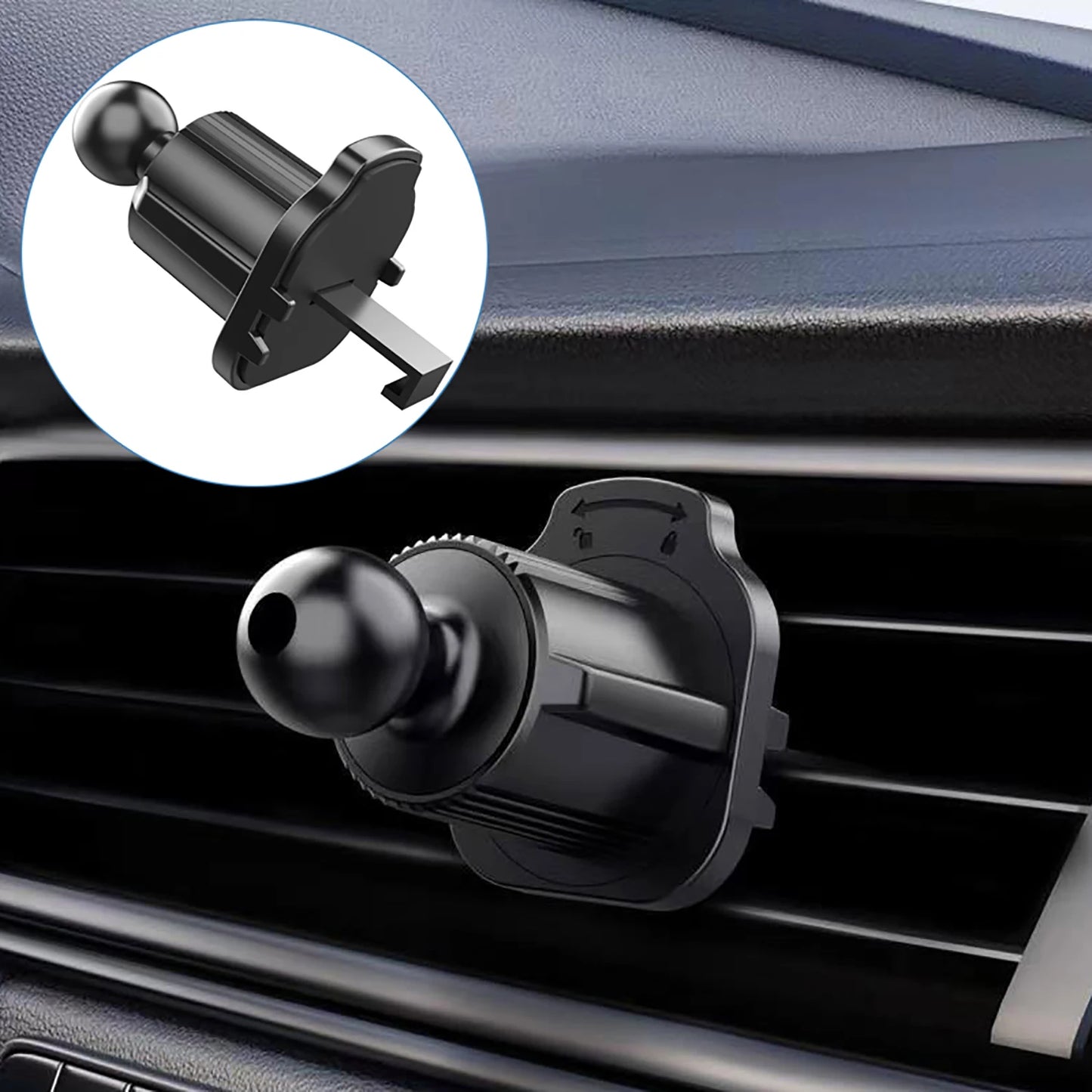 Magnetic Phone Holder Car Phone Mount Magnetic [Easily Install] Phone Mount for Car [6 Strong Magnets] Cell Phone Holder for Car