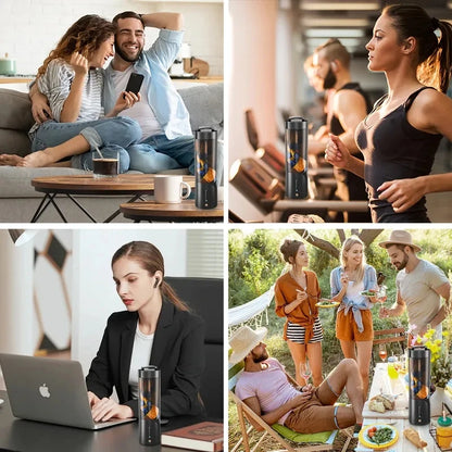 New Portable Blender Fresh Juice Mixer Electric Wireless Charge Mini Fruit Mixers Juicer Cup Blender Milkshake Juice Maker Ma