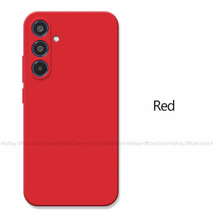 For Samsung Galaxy M35 5G Case For Samsung Galaxy M35 5G Cover TPU Shockproof Liquid Silicone Phone Cover For Samsung Galaxy M35