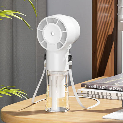 Mini Handheld Fan Portable Misting Fans Adjustable Handheld Fan for Commuters Water Humidifier Cooling Gadget