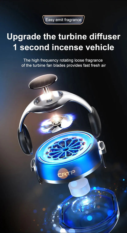 Car air freshener Solar Rotating Aroma Diffuser Home/car/bedroom/Perfumes Car perfumes decorations and accessories that men like