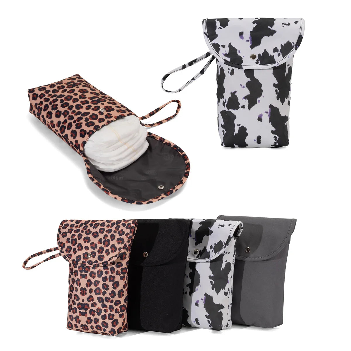 Waterproof baby diaper storage bag, baby diaper diaper bag going out portable bag