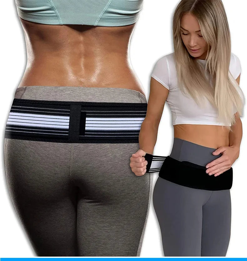 Sacroiliac SI Joint Hip Belt Lower Back Support-Hip Braces for Hip Pain Pelvic Support Belt Sciatica Ease Protect