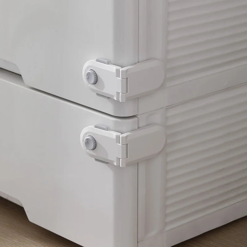 FaSoLa Adhesive Straps Locks Baby Proofing Cabinet Latches for Drawers Fridge Door Oven Window No Drilling Safety Lock