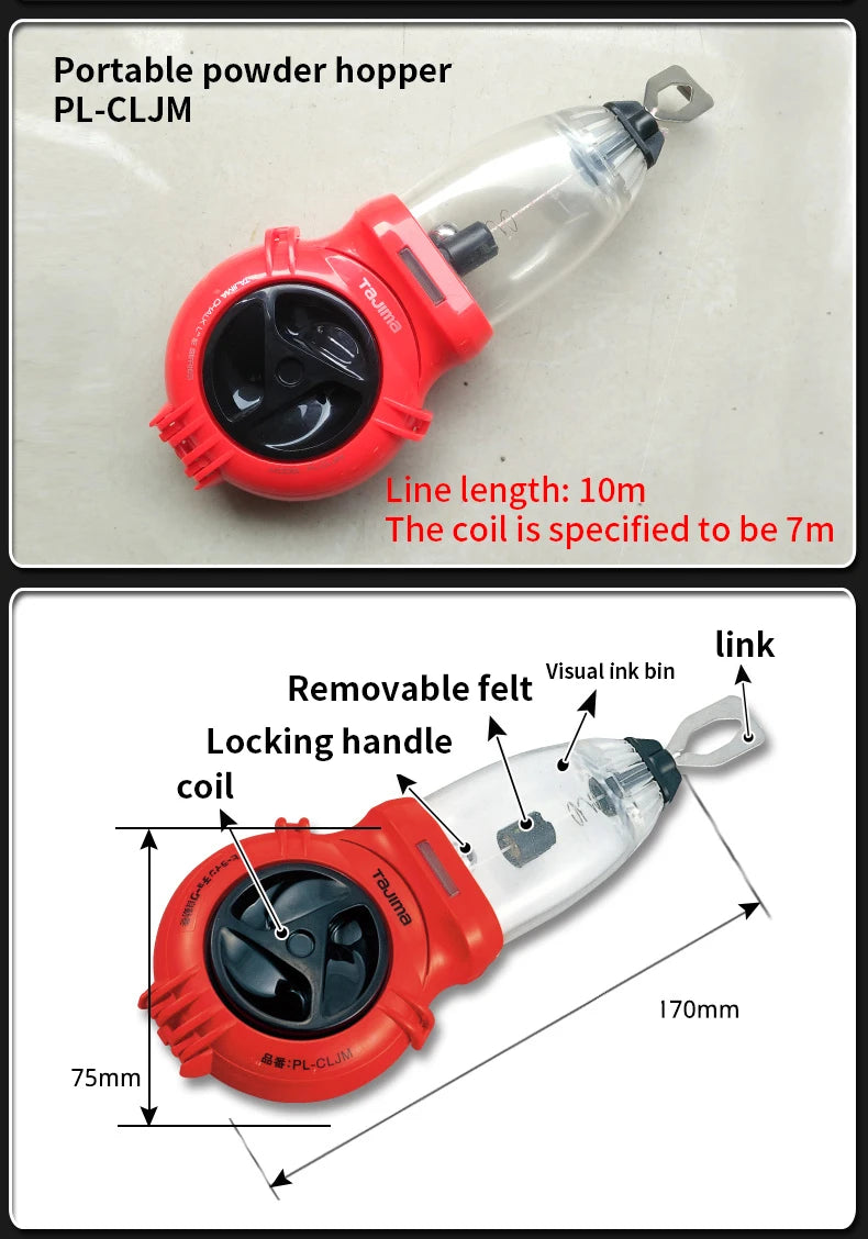 Tajima wire drawing powder hopper manual wire winding automatic wire winding woodworking tools scribe wire ejector