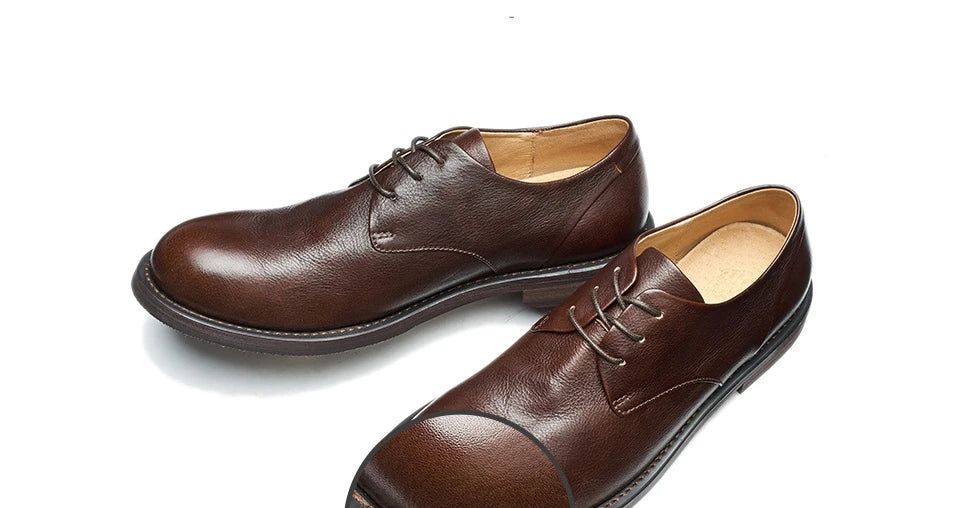 Soft Leather Mens Dress Shoes Luxury Genuine Leather 2025 Summer New Fashion Comfortable Handmade Designer Casual Business Shoes