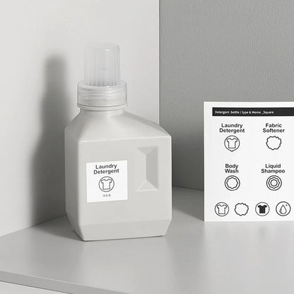 400/600/1000ml Household Softener Laundry Detergent Bottles Storage Container Shampoo Shower Detergent Dispenser