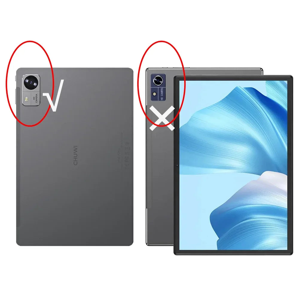 For CHUWI Hi10 XPro 2023 10.1" Tablet Shockproof Cover Tablet Kids Soft Android 13 Tablet Silicon Stand Protective Shell