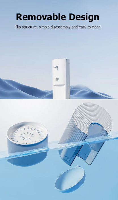 Smart Pet Water Dispenser, Wireless Cat Water Fountain, Dumping Dog Water Dispenser, Rechargeable Automatic Water Feeder