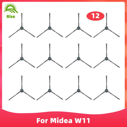 Compatible For Midea V12, V10, W11 Robot Vacuums Spin Side Brush Mop Cloths Rag Spare Part Accessory Replacement