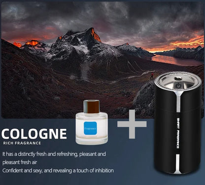 Car Mounted Intelligent Spray Perfume Colorful Ambient Light Aromatherapy Machine Odor Removal High-End Car Interior Accessories