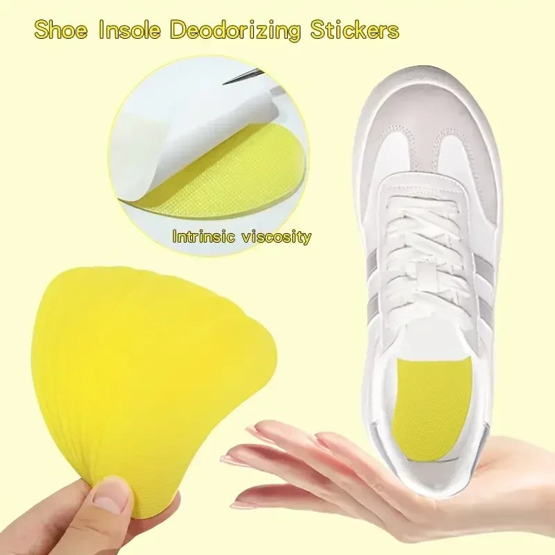 12/240pcs Shoes Deodorant Sticker Deodorant Foot Odor Deodorants Sneaker Smell Fresh Fruity Aroma Insole Sterilization Sticker