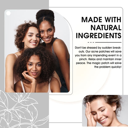 20 Patches Acne Patch Pimple Patches Blemish Protective Cover Absorbing Spot  Hydrocolloid Dressing Zit Sticker 28ED