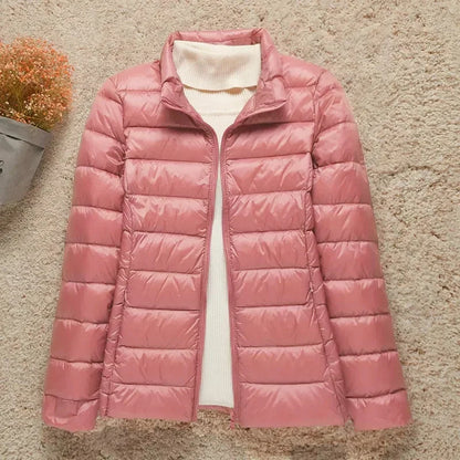 Duck Down Jacket Women Ultra Light Down Jacket All Season Feather Jacket Plus Women Overcoat Windbreaker Coats Down Coats