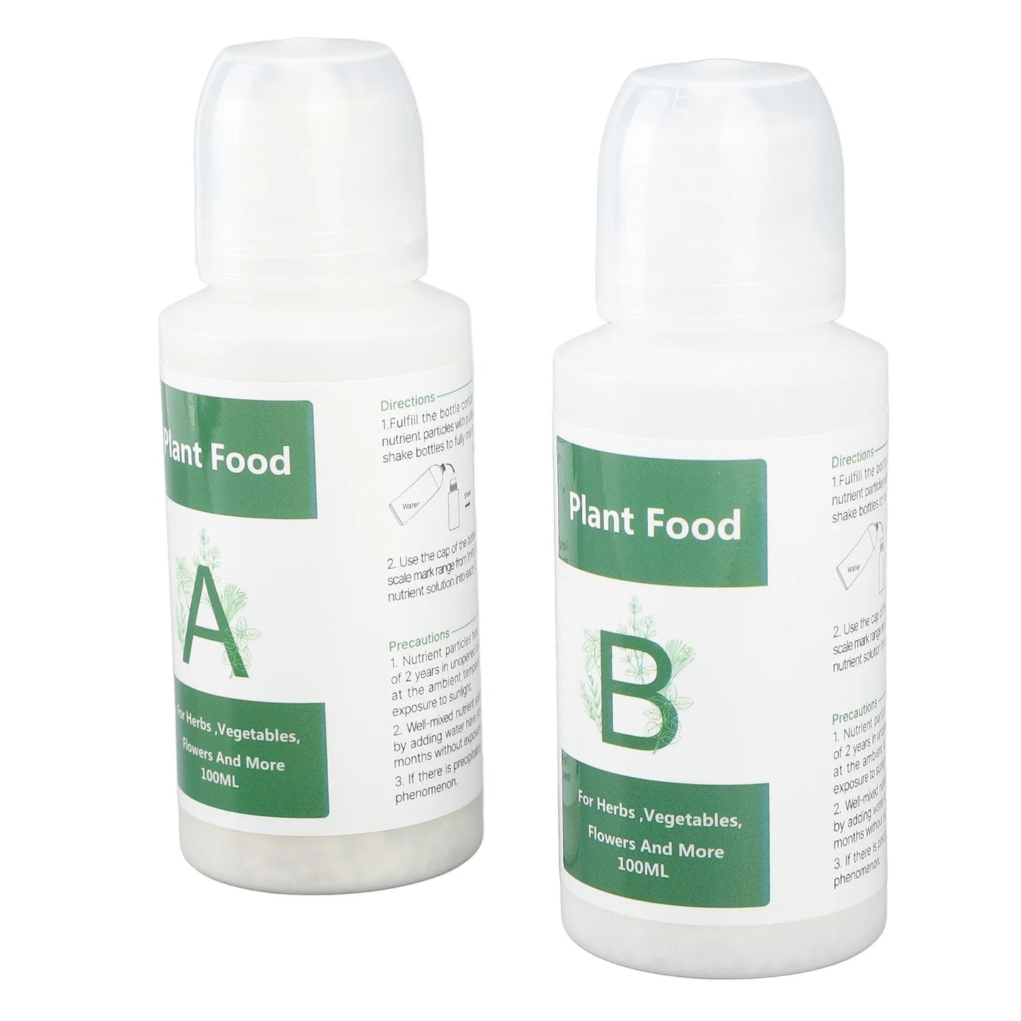 Plant Growing Nutrient 3 Set Hydroponic Plant Food Plant Growing Hydroponic Nutrients Indoor Plant Food for Vegetables Fruit