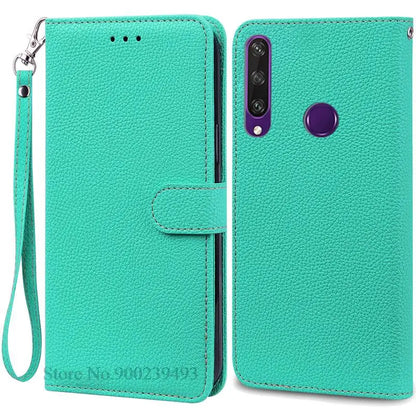 For Huawei Y6P Case Leather Wallet Flip Case For Huawei Y6p Case MED-LX9N Soft Full Cover Coque Fundas for Huawei Y6P Case