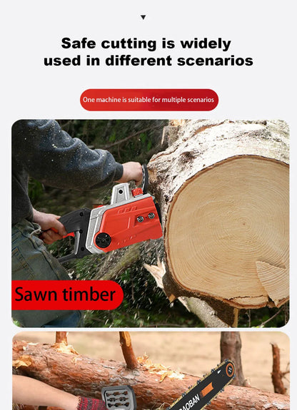 Handheld Electric Chain Saw Felling Saw Home Electric Chain Saw Mini Chain Saw Tree Saw Powerful Electric Saw 16 inch 12 inch