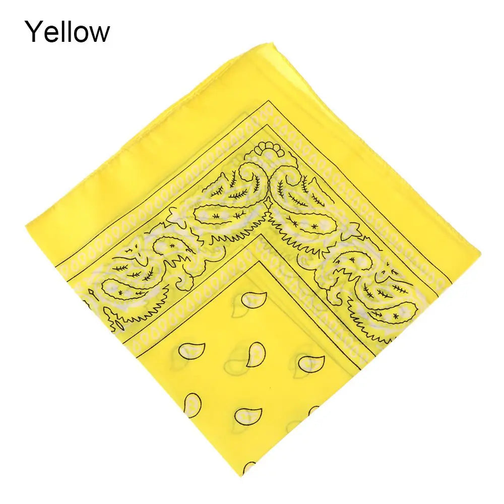 Sports Supplies Handkerchief Neck Scarf Printed Square Scarves Paisley Bandana Hair Band Wristband