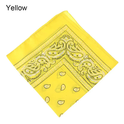 Sports Supplies Handkerchief Neck Scarf Printed Square Scarves Paisley Bandana Hair Band Wristband