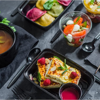 50-Pack Meal Prep Containers Food Storage Lunch Box Reusable To-Go Food Containers