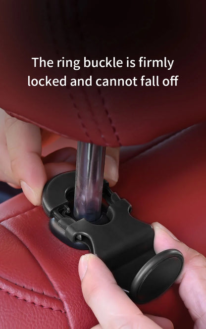 2pcs Universal Auto Seat Headrest Hooks Storage Hanger ABS Car Hook Vehicle Back Seat Organizer Holder Car Interior Accessories