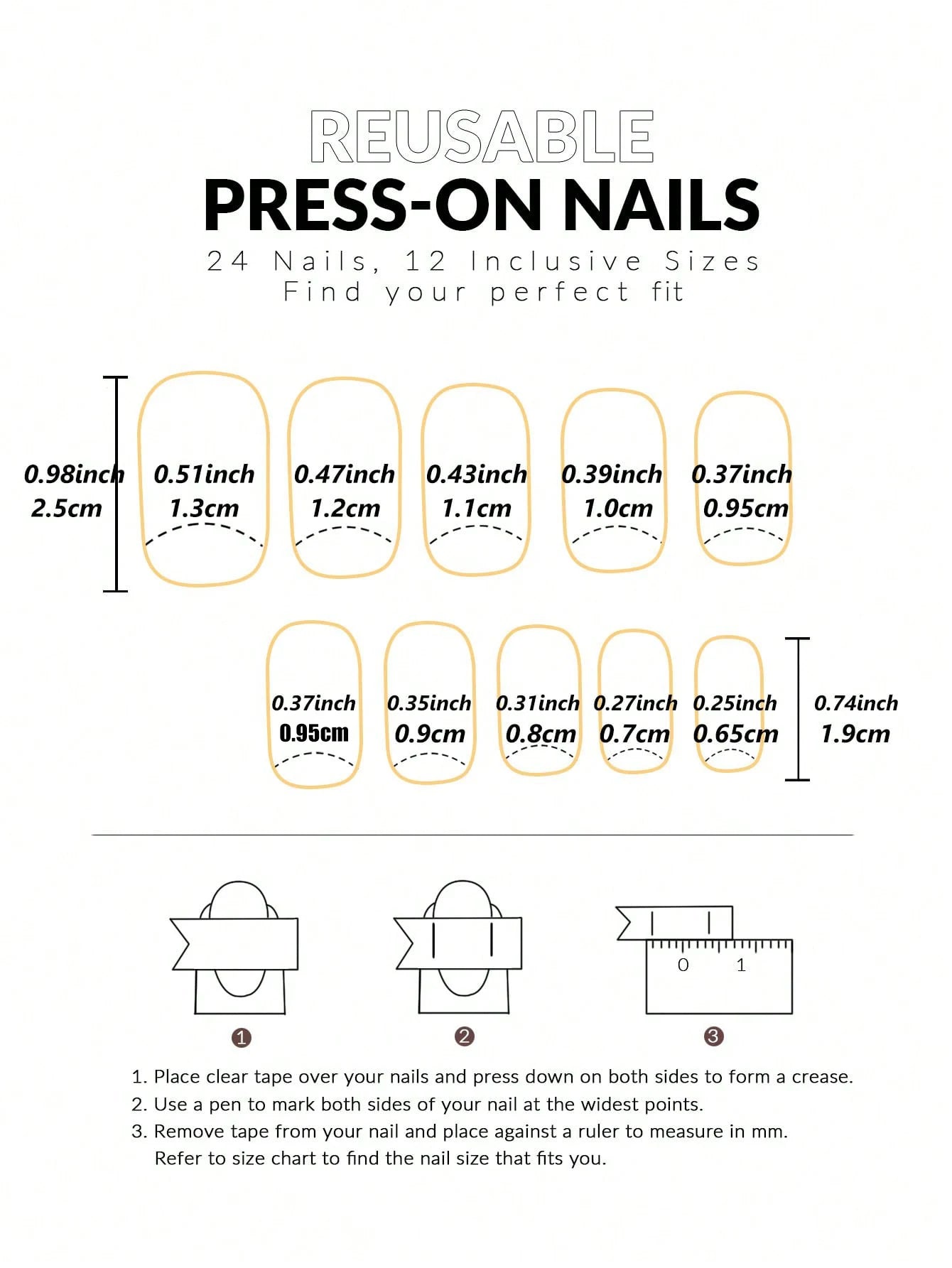 24PCS Press On Nails Short Pink Square Fingertip French Trim Press On Nails Love Design Sweet Nails Glisten Press On Nails