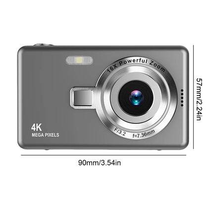 4K Digital Camera for Photography and Video Recording Cameras 96MP 2.4'' Autofocus Vlogging Compact Camera For Beginner