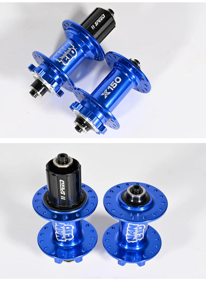 Bicycle hubs Nanlio X150 Mountain Bike Hubs 6 Pawls 150 Engagement Rear Hub HG MS XD 8-12 Speed 28 32 36 Holes Noisy wheel Hubs