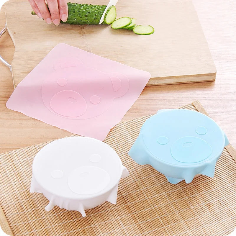 Silicone Stretch Lids, Food Covers, Beverage Lids, Food Container Covers, Containers Cover Are Dishwasher & Freezer Safe Lids