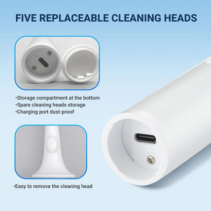 5 in 1 Dental Teeth Polisher Ultrasonic Teeth Cleaner Oral Irrigator Calculus Stain Plaque Remover Tartar Teeth Whitening Kits