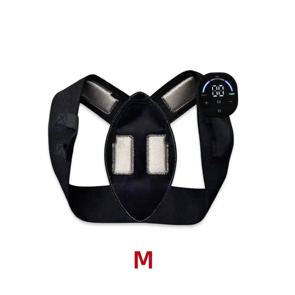 EMS Perfect Posture Belt Corrector Back Massage With Muscle Stimulator For Adult and Kids Improve Lumbar Support Posture