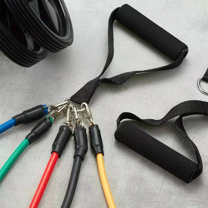 Resistance Bands Pull Handles Set Foam Door Anchor Fitness Equipment Muscle Training Weight Exercise Workout Gym Accessories