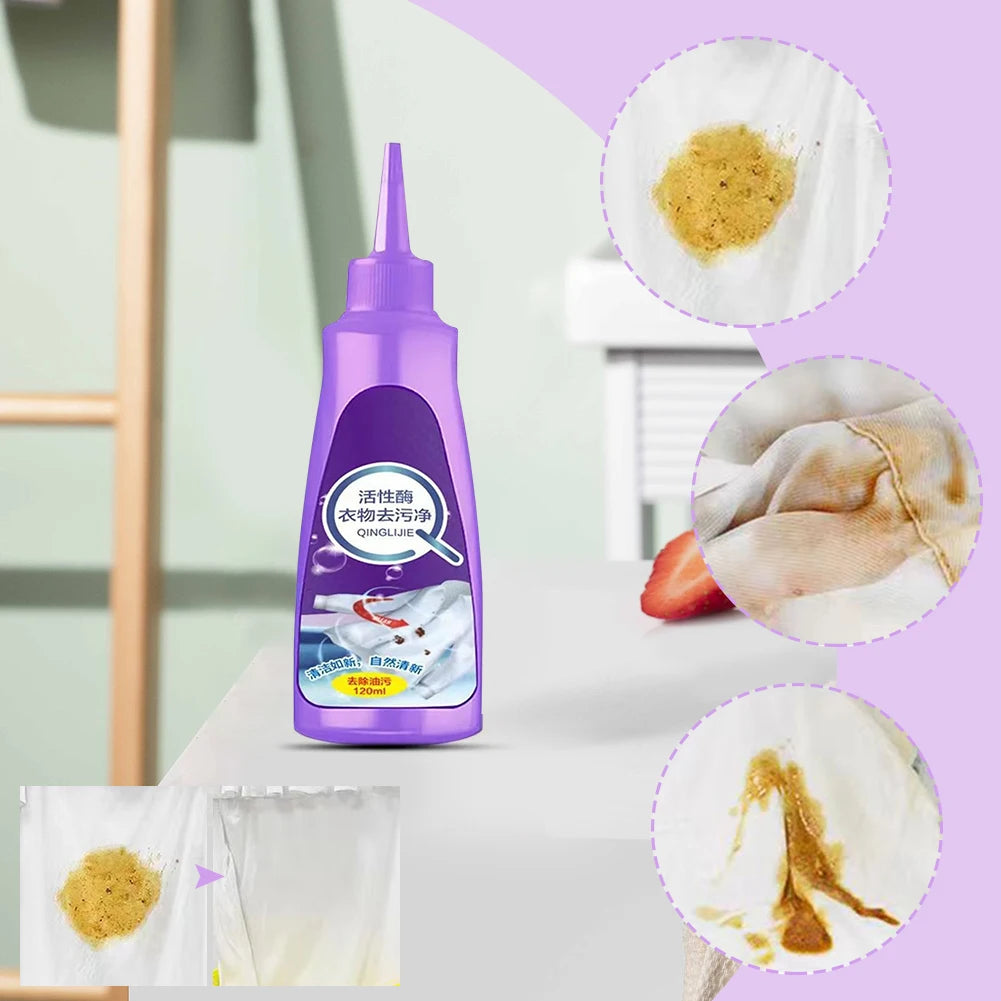 120 ML Concentrated Liquid Laundry Detergent Active Enzyme Laundry Detergent Laundry Detergent Liquid Laundry Stain Remover