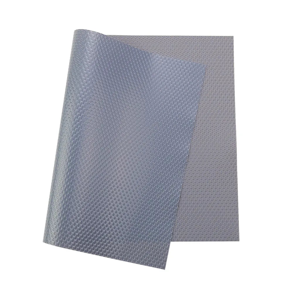 Silicone world Reusable Cabinet Mat Drawer Mat Shelf Liners Moisture-Proof Waterproof Dust Anti-Slip Fridge Kitchen Table Pad