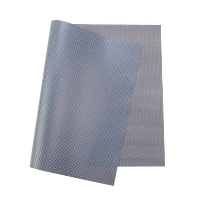 Silicone world Reusable Cabinet Mat Drawer Mat Shelf Liners Moisture-Proof Waterproof Dust Anti-Slip Fridge Kitchen Table Pad