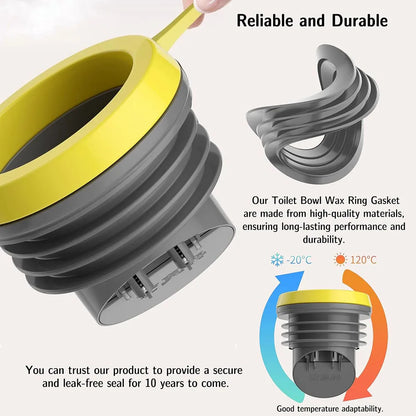 Toilet Flange Flange Check Valve Toilet Accessories Wax Ring With Backflow Anti-backflow Perfect Seal For Toilet Hone Supplies