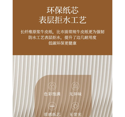 Folding paper table bedside table shelf living room bedroom simple folding storage sofa side cabinet coffee table 롤테이블 이동식테이블