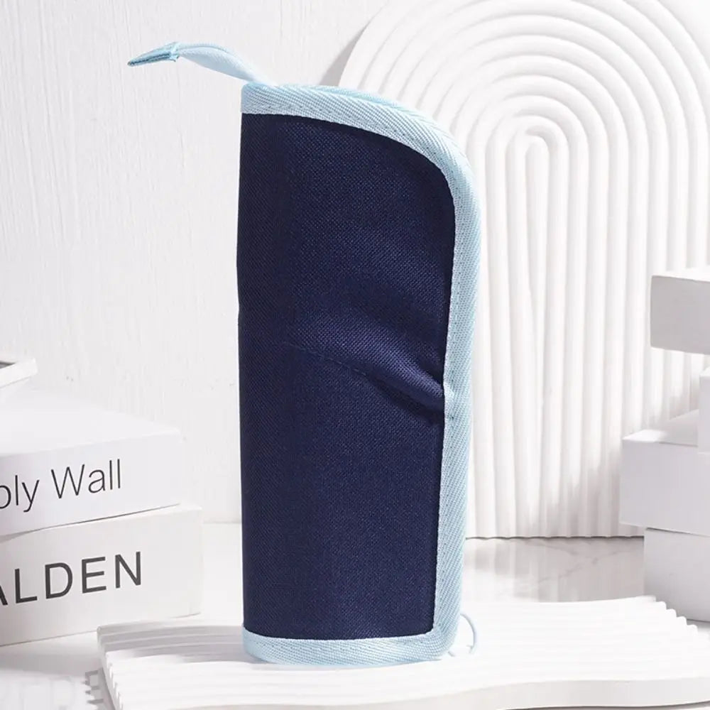 Student Supplies Folding Pencil Case Creative Simple Stationery Bag Portable Stainproof Storage Bag Children