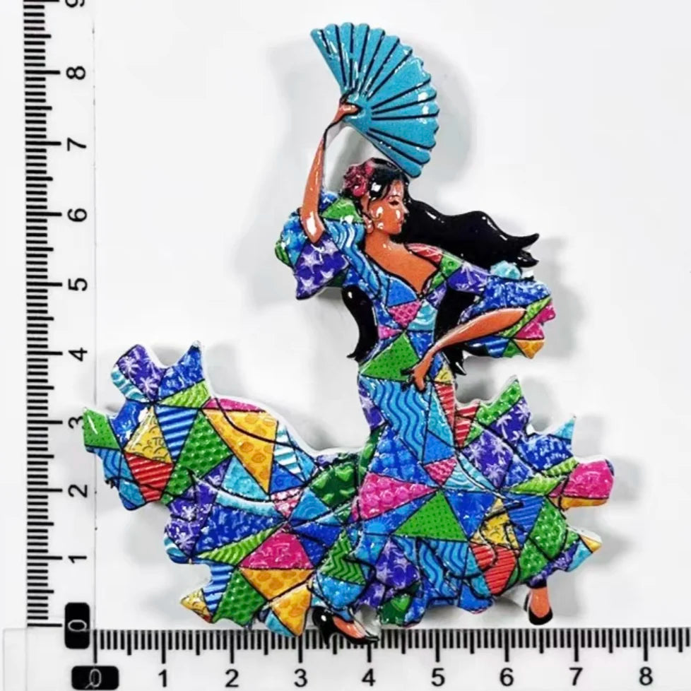 Europe Spain Barcelona Madrid Valencia Alicante Benidorm  3D Fridge Magnets Decoration Handicraft Magnetic Refrigerator