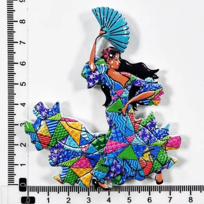 Europe Spain Barcelona Madrid Valencia Alicante Benidorm  3D Fridge Magnets Decoration Handicraft Magnetic Refrigerator