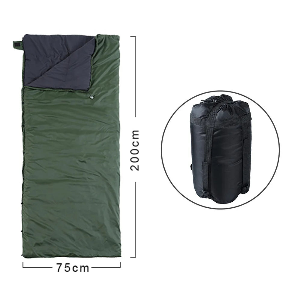 Winter-Ready Solo Camping Gear: Insulated Hammock Cover & Sleeping Bag Combo for Cozy Autumn Outdoor Adventures - Stay Warm