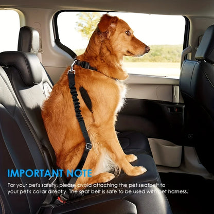 Car Seat Belt Pet Adjustable Cat Dog Car Seat Vehicle Dog Harness Lead Clip Safety Lever Traction Dog Collars Dog Accessoires