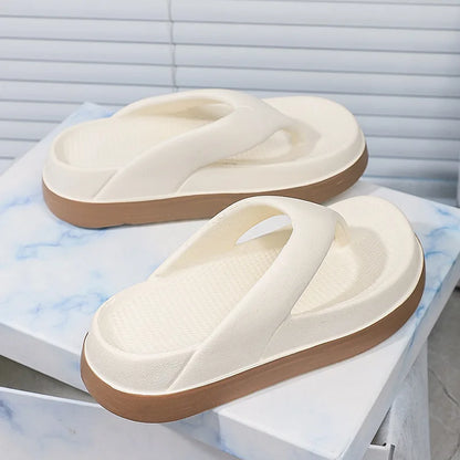 Woman Flip Flops Popular Design Shoes 2025 Trend Platform Casual Sandals Outdoor Non-slip Slippers Unique Features Flat Sandals